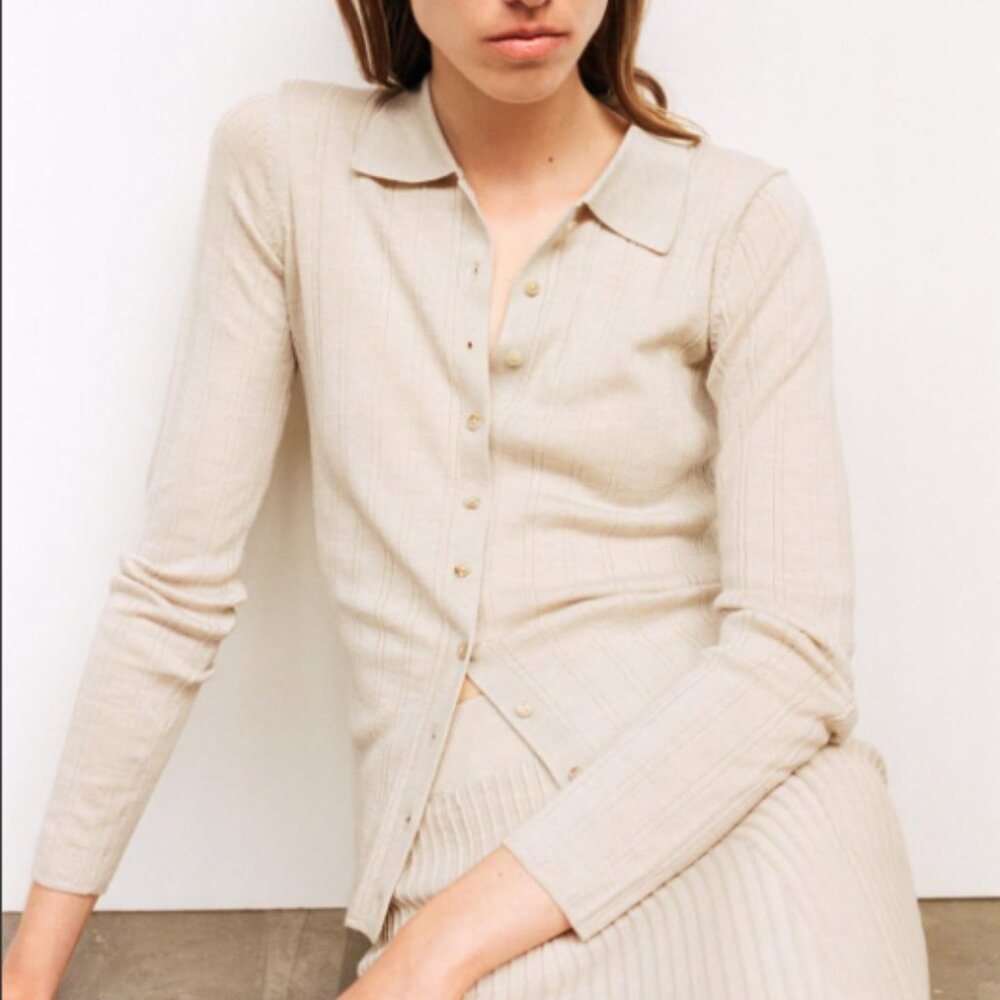 LAST CHANCE Ven Store Polo Sweater Small